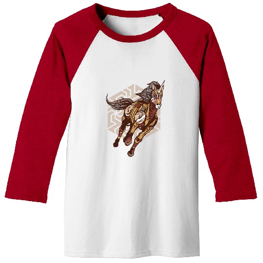 Horse Pet Steampunk Horse  Steampunk Lovers Gift For Women Men Baseball Tees