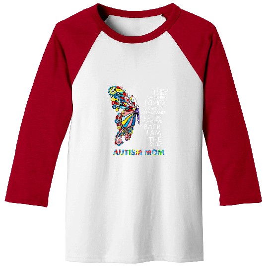 Autism Puzzle They Whispered To Her I Am The Storm Autism Mom Baseball Tees