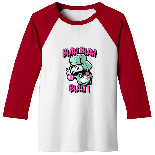 Sheep Pet Funny Blah Blah Blah Baseball Tees