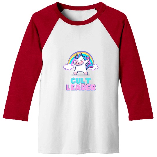Unicorn Pet Cult Leader Cute Unicorn Dab Festival Club Baseball Tees
