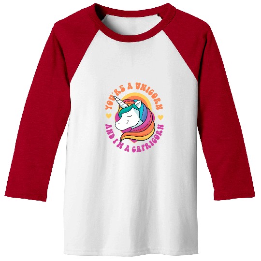 Unicorn Pet Youre A Unicorn And Im A Capricorn Baseball Tees