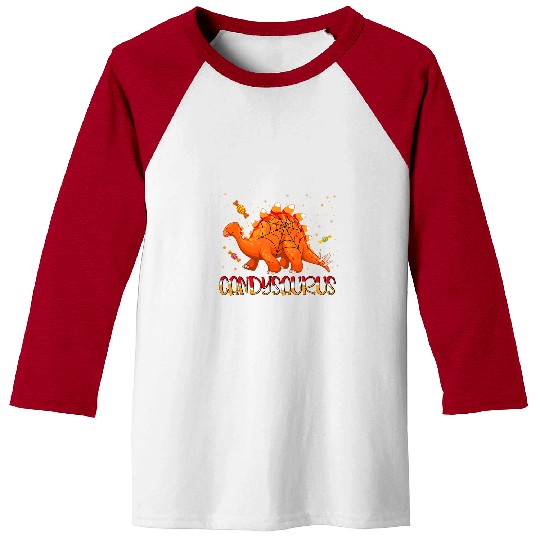 Dinosaur Pet Candy Corn Candy Saurus Dinosaur Halloween 1 Baseball Tees