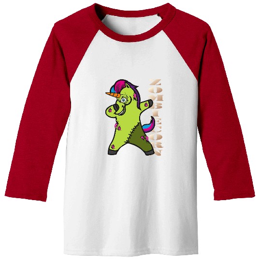 Unicorn Pet Zombicorn  Un Zombie Baseball Tees