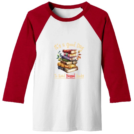 Book Fun Its A Good Day To Read Banned Books Librarian Reading Nerd Baseball Tees