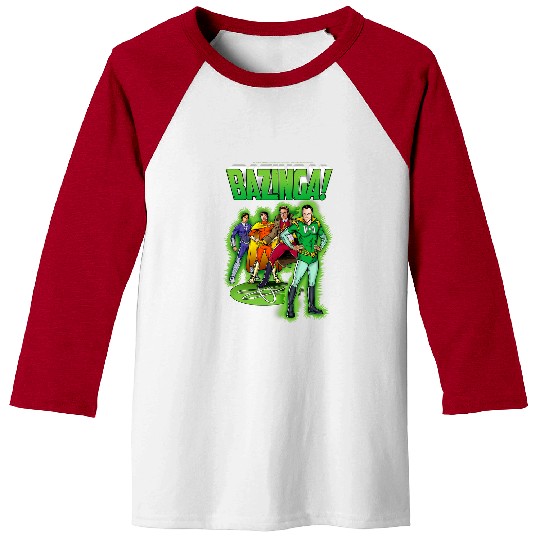 Book Fun The Big Bang Theory Bazinga Comic Book Characters Baseball Tees