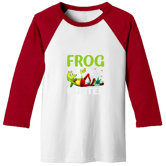 Frog Pet Hunter Funny Toad Frog Lover Baseball Tees