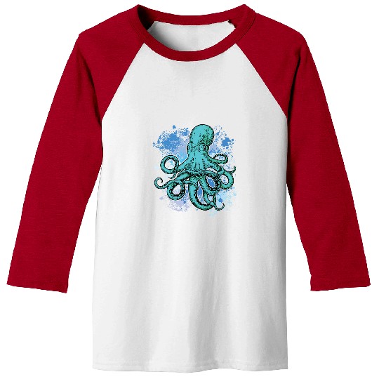 Octopus Pet Cephalopod octopus cuttlefish giant squid oceanography11 Baseball Tees
