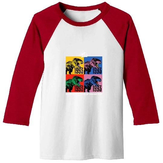 Dinosaur Pet Jurassic Park 30 Years Baseball Tees