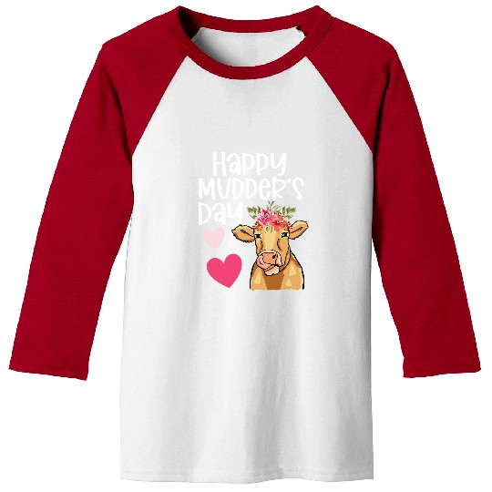 Cow Pet Happy mudders day funny Mothers Day mom cow farm country 184 Baseball Tees