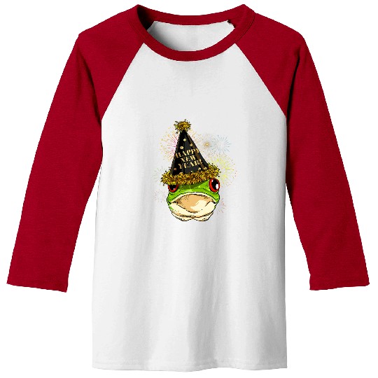 Frog Pet New Year Frog Toad New Years Eve Party Countdown Frog Lover36 Baseball Tees