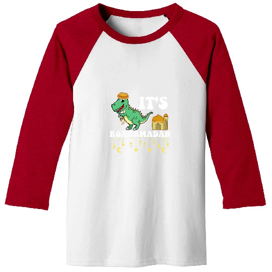 Dinosaur Pet Its roarrmadan funny muslim trex Its ramadan funny tee Baseball Tees