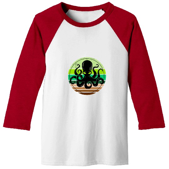 Octopus Pet Cthulhu Steampunk Octopus vintages Kraken Baseball Tees