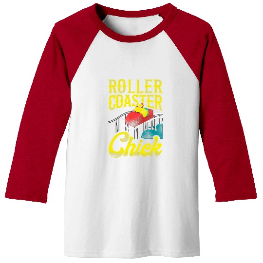 Chicken Pet Roller Coaster Girl Chicken vintages Roller Coaster Chick Baseball Tees
