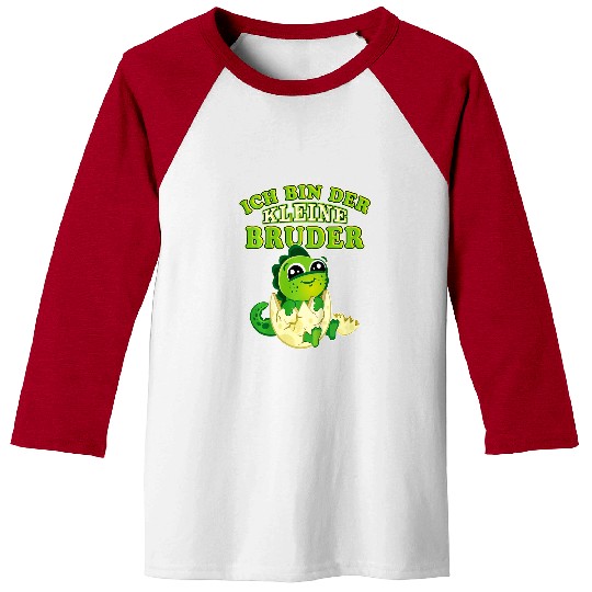 Dinosaur Pet Kids Little Brother Baby Dinosaur Son Birth Boy Dinosaur Dinosaur Baseball Tees