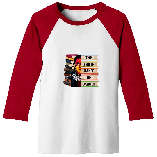 Book Fun RBG Book Feminist Read Banned Books Girl Bookworm Reading Baseball Tees
