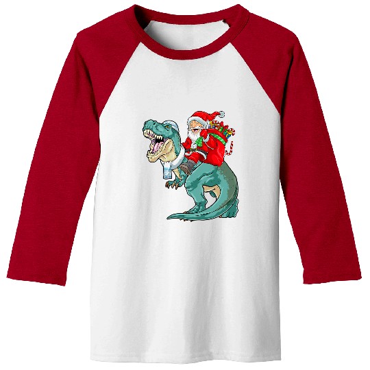 Dinosaur Pet Happy Chrismukkah Hanukkah Christmas T rexs Dinosaur Jewish 2 Baseball Tees
