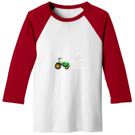 Tractor Fun for Children and Adults Funny Saying Baseball Tees