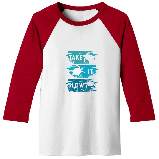 Turtle Pet Take It Slow Ocean Turtle Sea Life 112 Baseball Tees