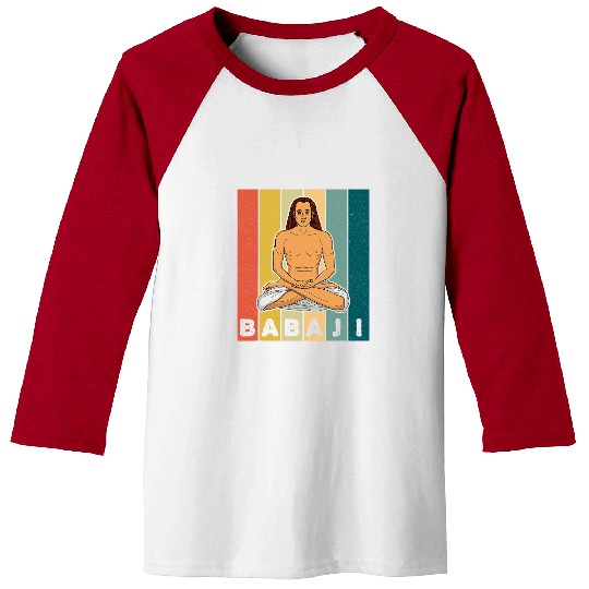 Mahavatar Babaji Hinduism Buddha Peace master fitness poses 227 Baseball Tees