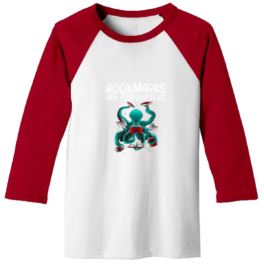 Octopus Pet Funny Reading For Men Women Octopus Books Geek Read Learning31 Baseball Tees