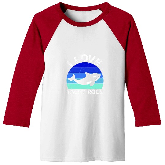 Whale Pet Orca Yacht Rock Music And Orca Whales Funny Orca Baseball Tees