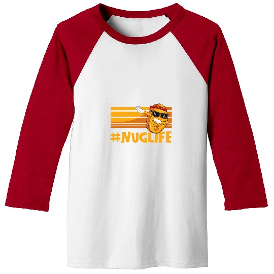 Chicken Pet Cool Dabbings Nuggets Chicken Nuggets Hashtag Nug Life Baseball Tees