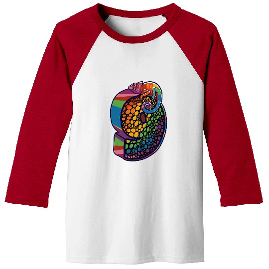 Chameleon Pet 9th Birthday Lizard Chameleon 9 Years Old Party Family Baseball Tees