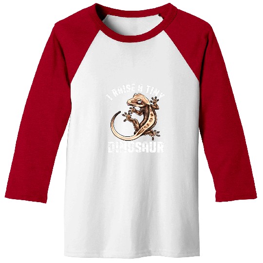 Gecko Pet Fun Crested Gecko Eyelash Lizard Reptile Herpetologist Baseball Tees