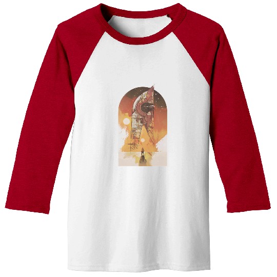 Book Fun Star Wars The Book of Boba Fett Ship Tatooine Baseball Tees