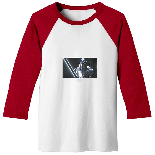 Book Fun Star Wars The Book Of Boba Fett Darksaber Screen Grab Baseball Tees