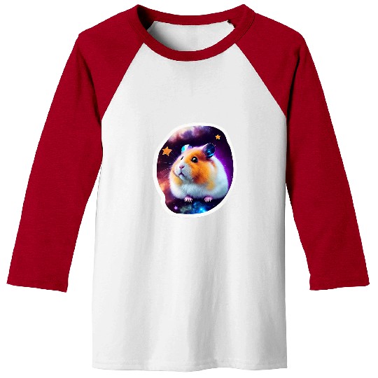 Hamster Pet Celestial Hamster Odyssey 2Cosmic Hamster Baseball Tees