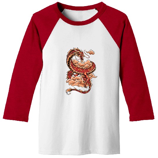Dragon Pet Awesome Mystical Chinese Dragon King of Baseball Tees