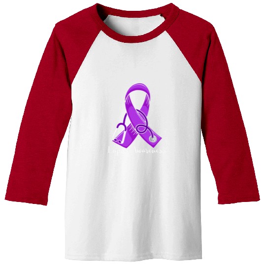 nurses Job Lupus Awareness Wear Purple Ribbon Support nurses Doctor Baseball Tees