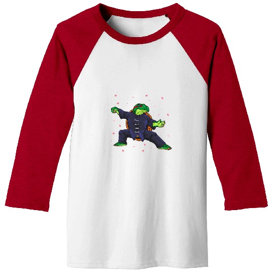 Turtle Pet Funny Tai Chi Turtle Martial Arts Yoga Baseball Tees