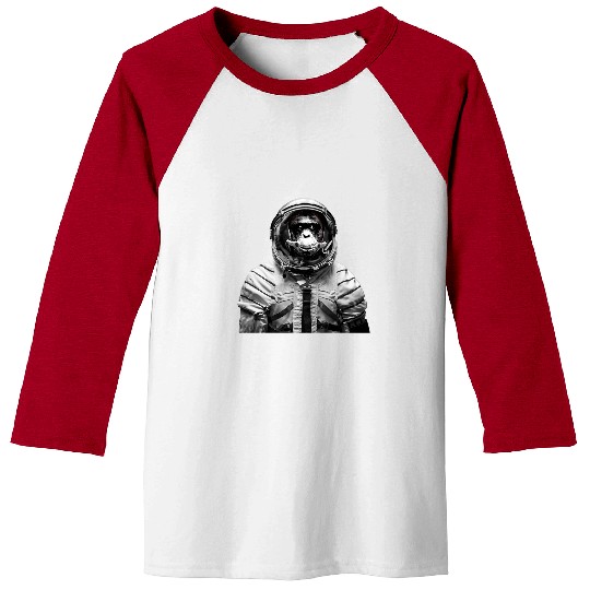 Astronaut Job Ape Space Travel Chimpanzee Astronaut 4 Baseball Tees
