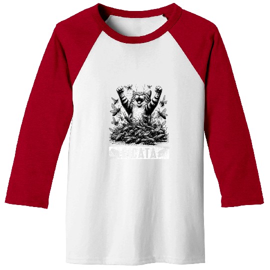 Cicata Brood X Funny Cat Lover Cicada insect Entomologist Baseball Tees
