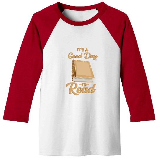 Book Fun Good Day To Read I Book Lovers Reading Teacher Bookworm Baseball Tees