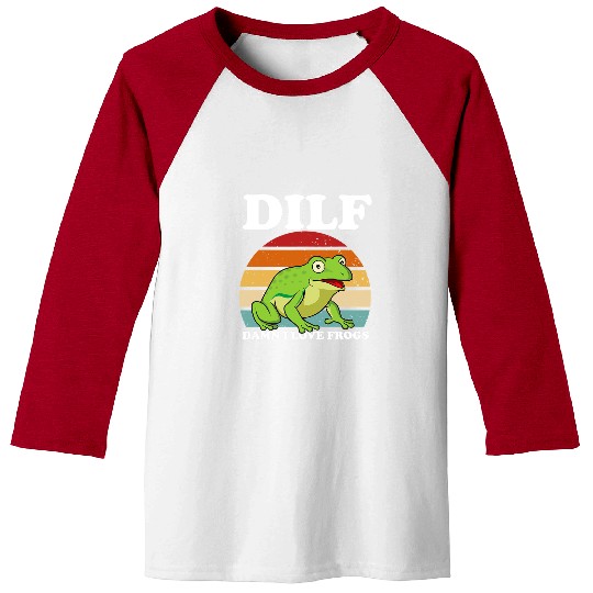 Frog Pet I Love Frogs Funny Saying Frog Amphibian Lovers vintages Baseball Tees