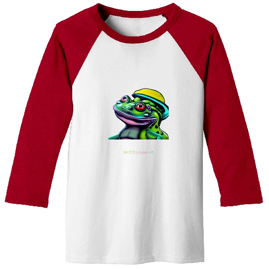 Frog Pet joking Frog Amphibia Baseball Tees
