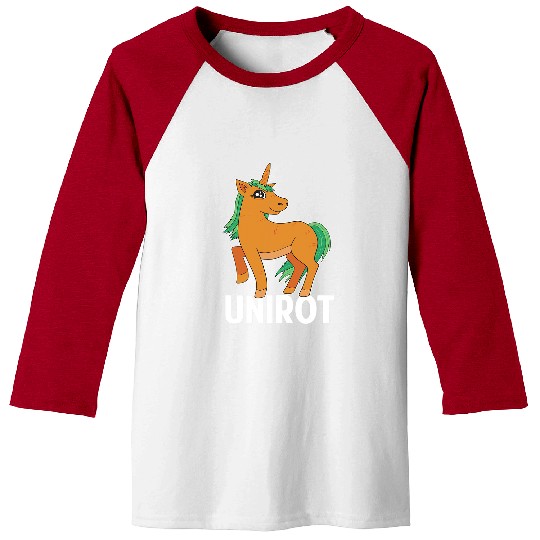 Unicorn Pet Carrot Unirot Baseball Tees