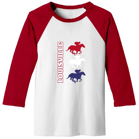 Horse Pet Louisville Kentucky Thoroughbred Horse Racing Baseball Tees