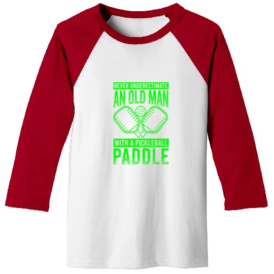 Sport Pickleball Pickleball Player Atheltic Racket Sport Athlete Pickle Game Baseball Tees