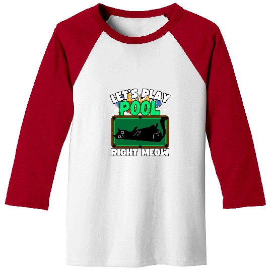 Sport Billiard Pool Billiard Team 8 Ball Pool Player Cats Billiard 1 Baseball Tees