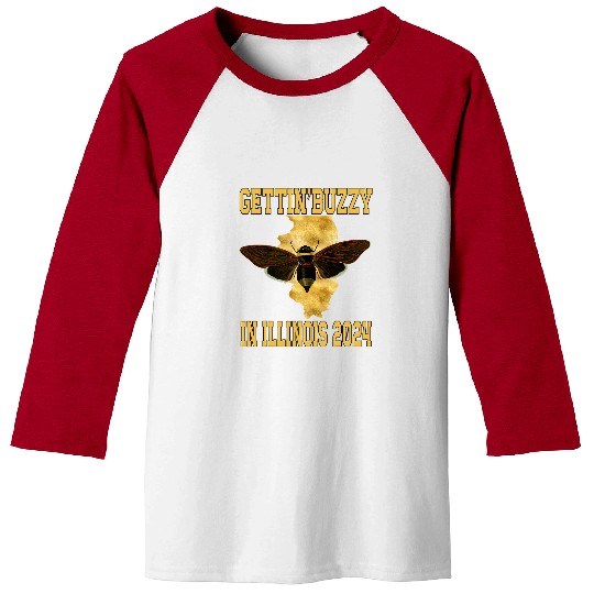 Cute The Cicada Invasion Northern Illinois Missouri Map 2024 Baseball Tees