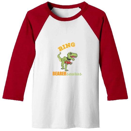Dinosaur Pet Bear Dinosaur Tyrannosaurus rexs TRex Ring Bearersaurus Page Boy 2 8 Baseball Tees