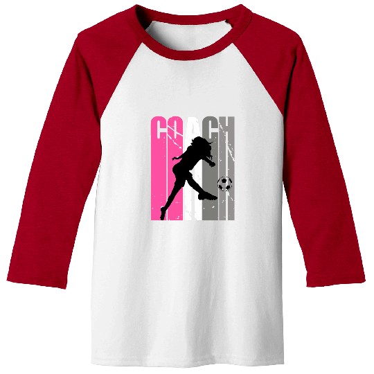 Female Soccer Instructor Choreographer Soccer Coach Baseball Tees
