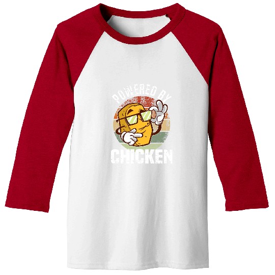 Chicken Pet Powered By Chicken 2Chicken Nuggets 21 Baseball Tees