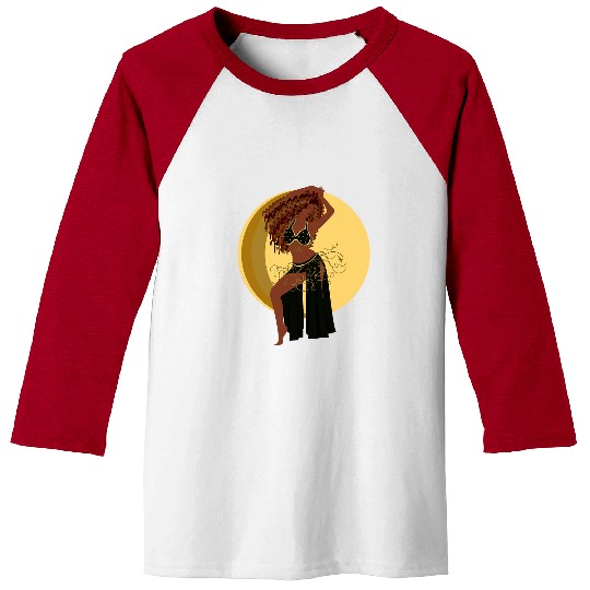 Belly Dancing Oriental Dance Eastern Torso African Dancer Baseball Tees