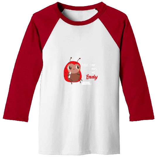 Ladybug Entomologist Ladybirds Entomology Cute Ladybug Baseball Tees