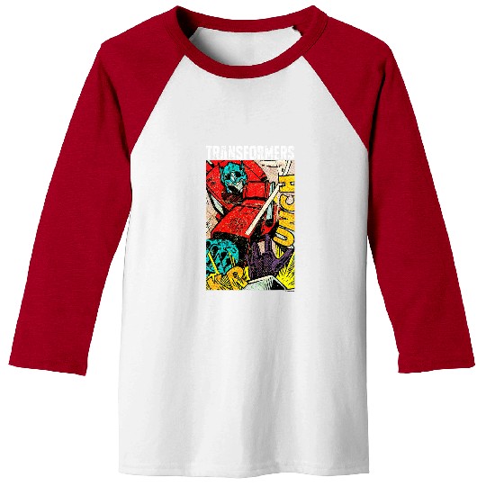 Book Fun Transformers vintages Faded Optimus Prime Comic Book Punch Baseball Tees